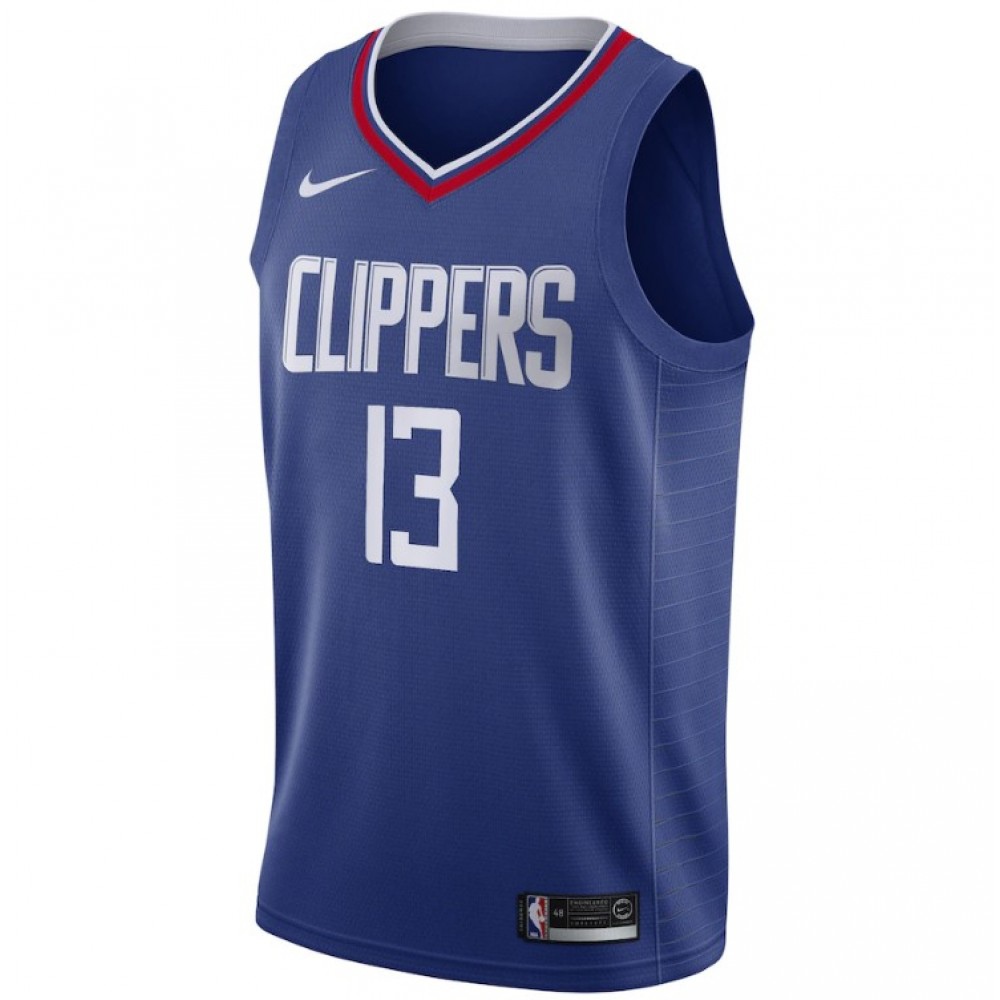 Men's LA Clippers Paul George #13 Blue 19-20 Swingman Jersey - Icon Edition-Pro Kit Vault | Brand New 26/27 Sports Jerseys